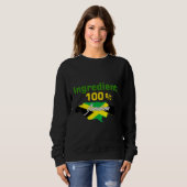 Sweatshirt Ingrédient 100 jamaïcain (Devant entier)