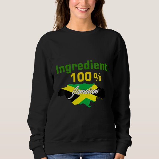 Sweatshirt Ingrédient 100 jamaïcain (Devant)