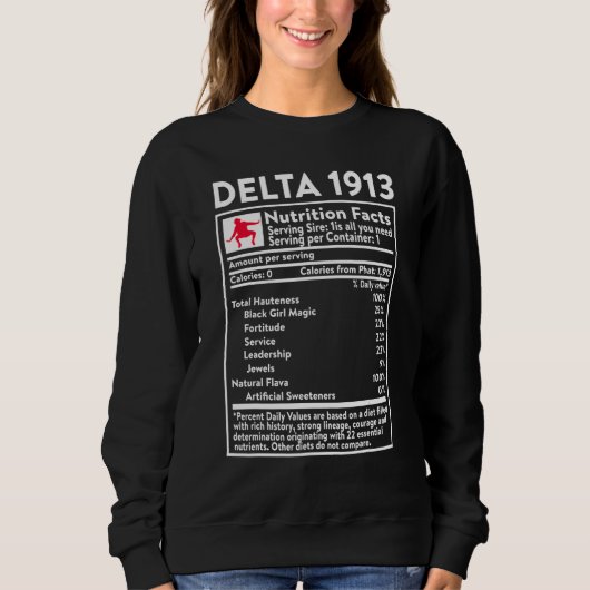 Sweatshirt Ingrédients Delta 1913 Éléphant Sigma Theta Nutrit (Devant)