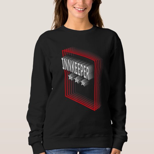 Sweatshirt Innkeeper Job Title Appreciation Retro (Devant)