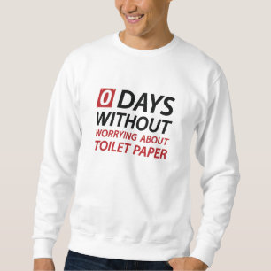 Sweatshirt Inquiétudes du papier toilette