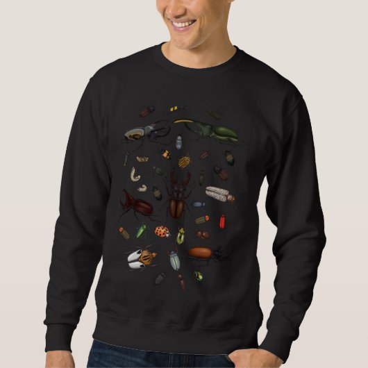 Sweatshirt Insect Bug Catcher Bug Catching Future Entomologi (Devant)