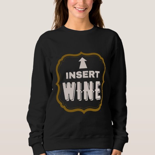 Sweatshirt Insérer le vin (Devant)