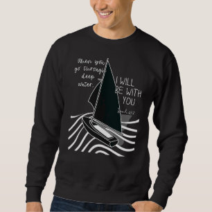 Sweatshirt Inspiration chrétienne de l'eau profonde