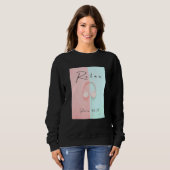 Sweatshirt Inspiration Graphique Relax Confort à manches cour (Devant entier)