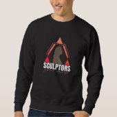 Sweatshirt Inspirational Cheerful Routine Of Clay Quote (Devant)