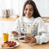 Sweatshirt Instagram College Chien Empreinte de patte Animaux