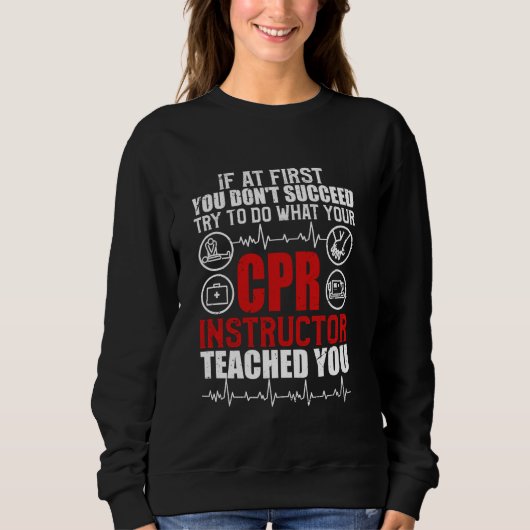 Sweatshirt Instructeur CPR (Devant)