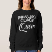 Sweatshirt Instructeur d'équipe de Bowling Coach Player 1 (Devant)