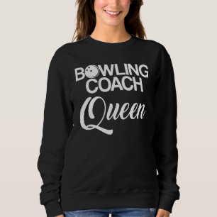 Sweatshirt Instructeur d'équipe de Bowling Coach Player 1