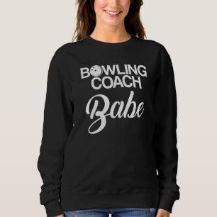 Sweatshirt Instructeur d'équipe de Bowling Coach Player 2