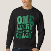 Sweatshirt Instructional Coach St Patrick's Day Instructional (Devant)