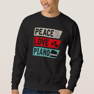 Sweatshirt Instrument de musique piano clavier piano