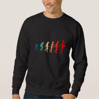 Sweatshirt Instrument Évolution humaine Musicale Corne frança