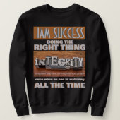 SWEATSHIRT INTÉGRITÉ (Design devant)