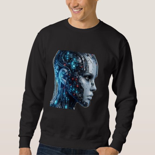 Sweatshirt Intelligence Artificielle - Informatique - Informa (Devant)