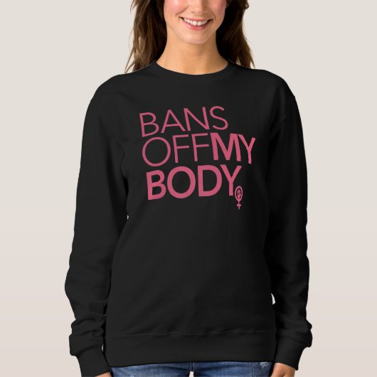 Sweatshirt Interdit Mon Rose De Broussissement Corporel (Devant)