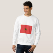 Sweatshirt International de DRAPEAU du Maroc (Devant entier)