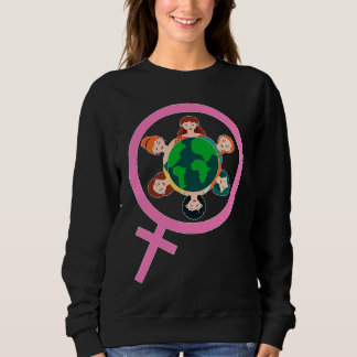 Sweatshirt International Women's Day Embrace Equity