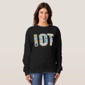 Sweatshirt Internet Des Objets Science Data Analytics Transfe (Devant entier)
