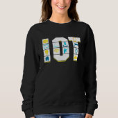 Sweatshirt Internet Des Objets Science Data Analytics Transfe (Devant)