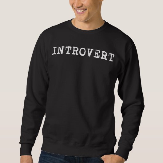 Sweatshirt INTROUVER la machine à écrire (Devant)
