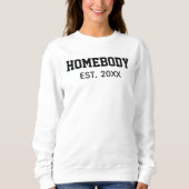 Sweatshirt Introverti Année de Fondation Drôle (Devant)