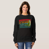 Sweatshirt Introverti Mais Perroquets Perruche Moine Quaker (Devant entier)