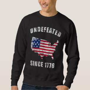 Sweatshirt Invaincu depuis 1776 4 juillet