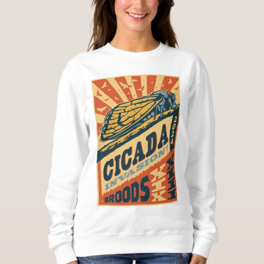 Sweatshirt Invasion Canada 2024 Lettre Presse (Devant)