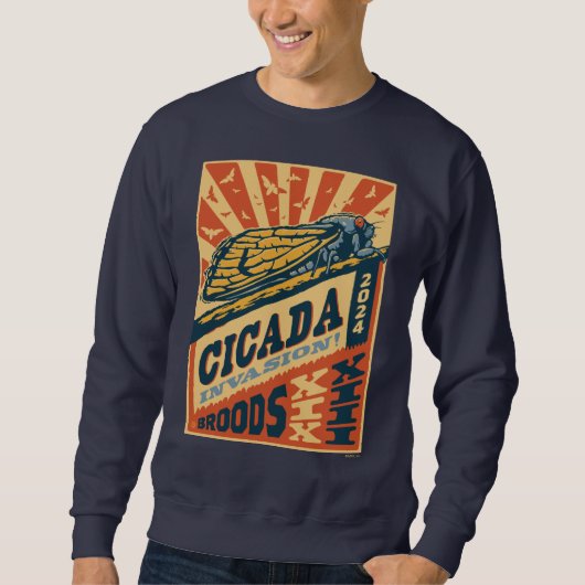 Sweatshirt Invasion Canada 2024 Lettre Presse (Devant)