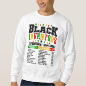 Sweatshirt Inventeurs noirs (Devant)