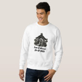 Sweatshirt Invitation de mariage (Devant entier)