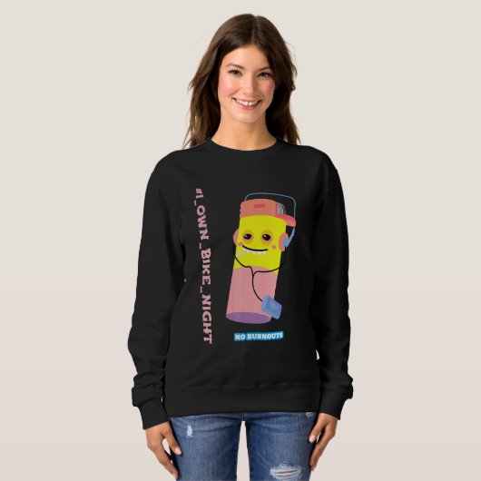 Sweatshirt Iownbikenight Lighter Guy (Devant entier)