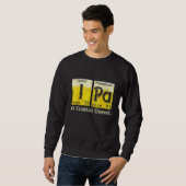 Sweatshirt Ipa Tableau Périodique Éléments De La Beer Homebre (Devant entier)