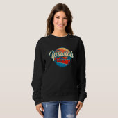 Sweatshirt Ipswich Massachusetts Été Ma Tropical Villes Améri (Devant entier)