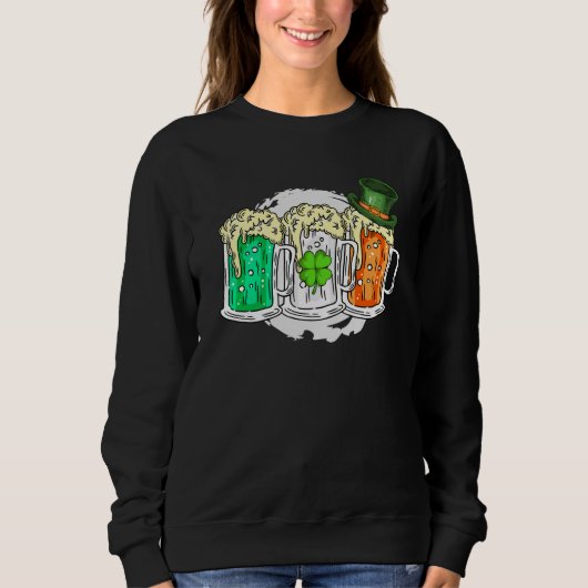 Sweatshirt Ireland beer Irish St Patrick's Day (Devant)