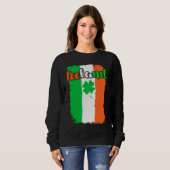 Sweatshirt Ireland shamrock St Patrick's Day 1 (Devant entier)