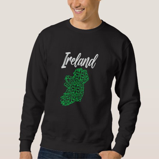 Sweatshirt Ireland St Patricks Day Leprechaun Gaelic Irish St (Devant)