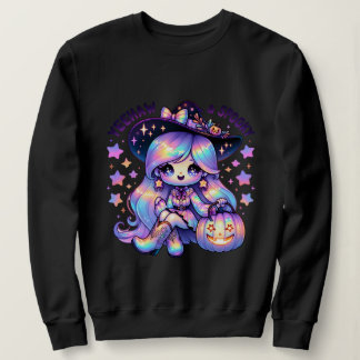 Sweatshirt Iridescente Cowgirl Ghost Citrouille Casquette con
