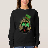 Sweatshirt Irish Goldendoodle Doodle Dog   St Patricks Day Pe (Devant)