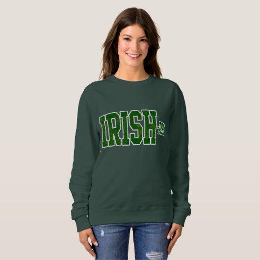 Sweatshirt Irish-ish, Funny St. Patrick's Day (Devant entier)