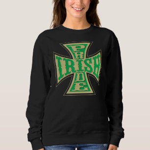 Sweatshirt Irish Pride Biker style Irish Pride Cross 1