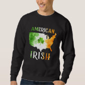 Sweatshirt Irish Pride St Patrick S Day Irish Roots American (Devant)