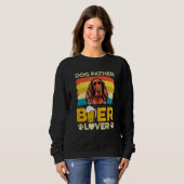 Sweatshirt Irish Setter Dog Father Beer Dog Dad Father s Day (Devant entier)