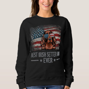 Sweatshirt Irish Setter Meilleur Chien Maman Jamais Rétro Usa