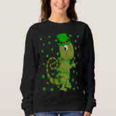 Sweatshirt Irish Shamrock Leprechaun Chameleon St Patrick's D (Devant)