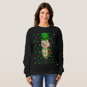 Sweatshirt Irish Shamrock Leprechaun Ladybug St Patrick's Day (Devant entier)