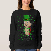 Sweatshirt Irish Shamrock Leprechaun Ladybug St Patrick's Day (Devant)