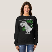 Sweatshirt Irish T Rex Dinosaur C Aurus Funny St Patrick's D (Devant entier)